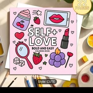 Self Live Easy Coloring Books